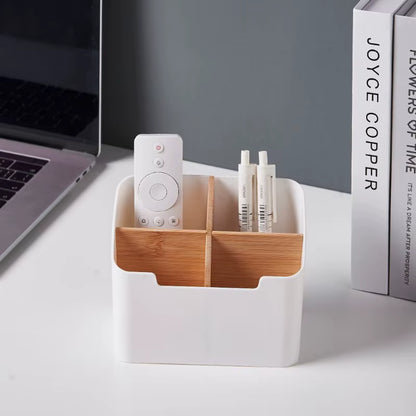 Multi-Function Storage Box TV Air Conditioner Remote Control Organizer Practical Tissue Box Home Cosmetic Storage Box