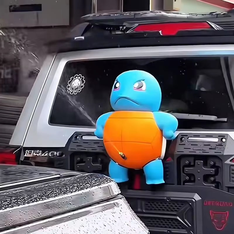 New Popular Toys Anime Will Spray Water Jenny Car Accessories Spray Water Big Size Proud and Cute Model Toys Car Squirtle Orname