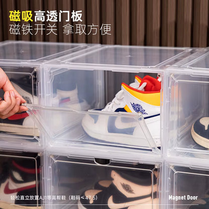 Acrylic Transparent Shoe Box Storage Box, Plastic Basketball Shoe Cabinet, Sneaker Storage Box, Display Cabinet Shoe Artifact