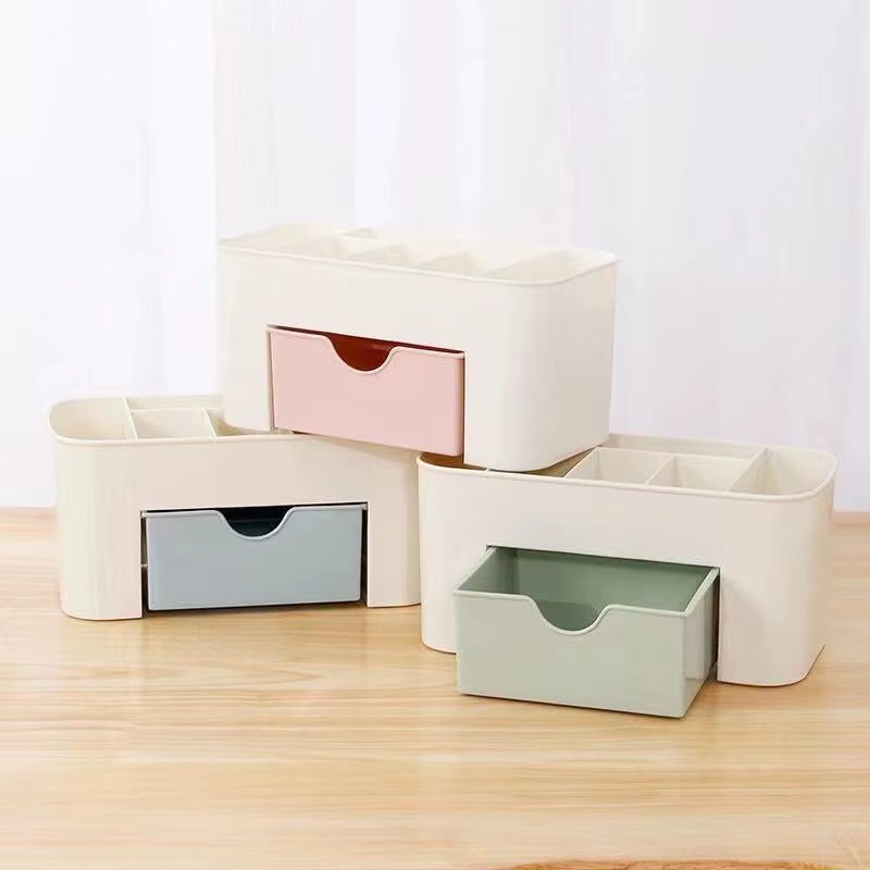 Nail Storage Box Container Cotton Swab Storage Box Accessories Cleaning Desktop Tools Multifunctional Jewelry Box Cosmetic Stor