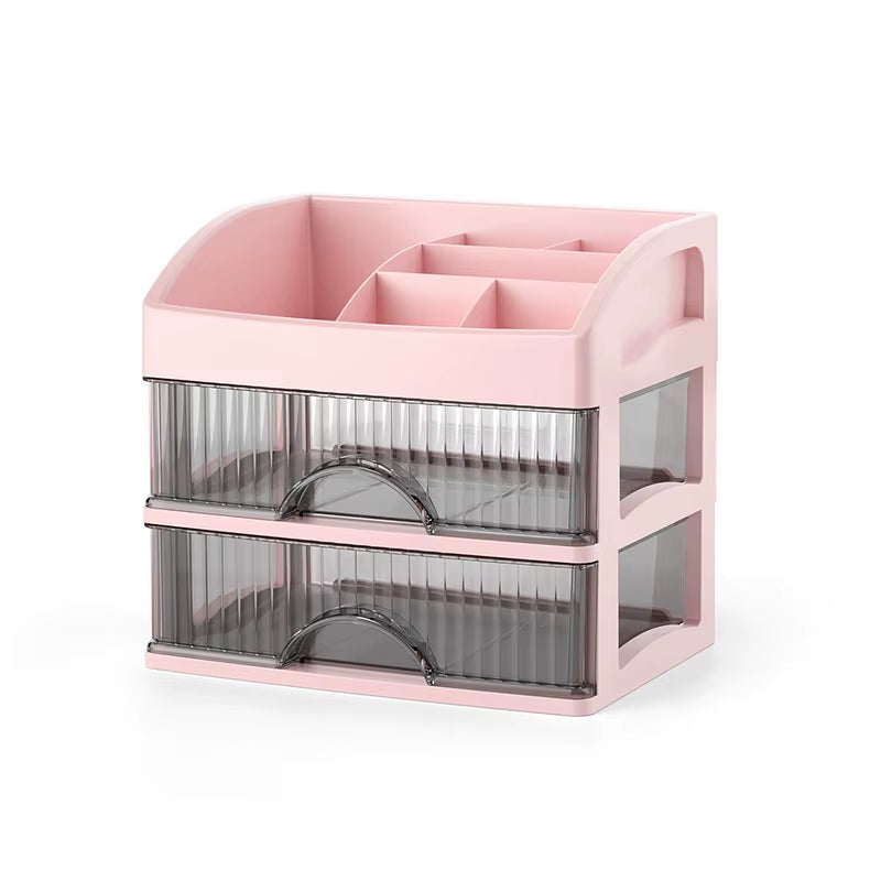 Drawer Makeup Organizer Plastic Makeup Storage Box Lipstick Holder Large Capacity Storage Box Multifunctional Organizing Boxs