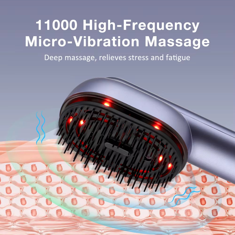 Electric Massage Comb Liquid Essential Oil Applicator Hair Growth Kneading Scalp Massage Hair Loss Treatment Nourishes Hair Root