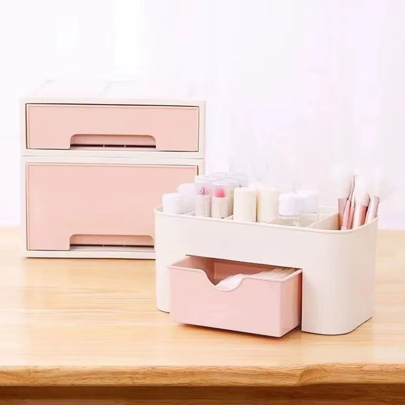 Nail Storage Box Container Cotton Swab Storage Box Accessories Cleaning Desktop Tools Multifunctional Jewelry Box Cosmetic Stor