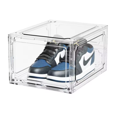 Acrylic Transparent Shoe Box Storage Box, Plastic Basketball Shoe Cabinet, Sneaker Storage Box, Display Cabinet Shoe Artifact