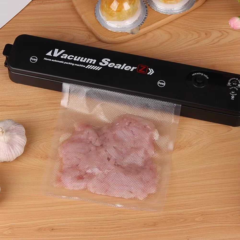 90W Vacuum Food Sealer with 10Pcs Vacuum Bags Vacuum Sealer Machine Automatic Air Sealer Food Sealer Machine for Dry/Moist Food