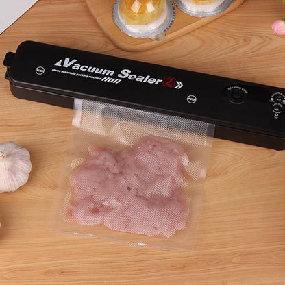 90W Vacuum Food Sealer with 10Pcs Vacuum Bags Vacuum Sealer Machine Automatic Air Sealer Food Sealer Machine for Dry/Moist Food