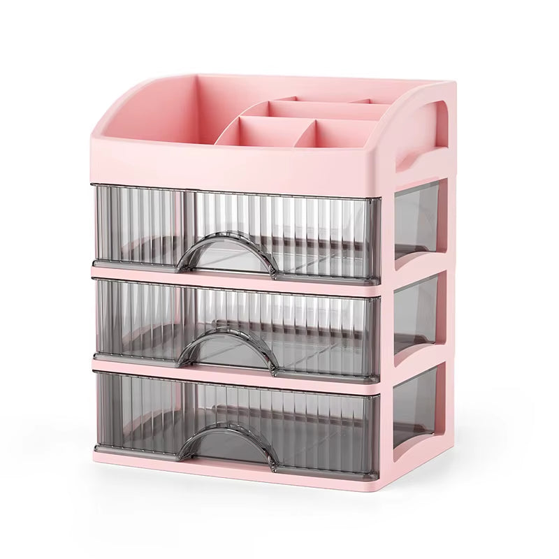 Drawer Makeup Organizer Plastic Makeup Storage Box Lipstick Holder Large Capacity Storage Box Multifunctional Organizing Boxs